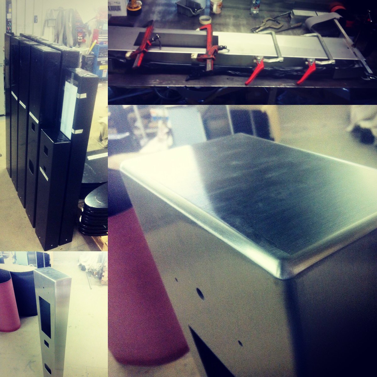 OneArmWelder's tweet photo. A job I did long ago before my accident! Just stumbled across it and thought I'd share! :) #tig #ss #intercom #stainlesssteel #sheetmetal https://t.co/GkLw7FNyV3