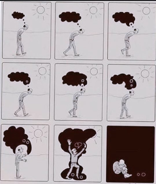 التفكير السلبي اقوى مرض يدمر الإنسان .