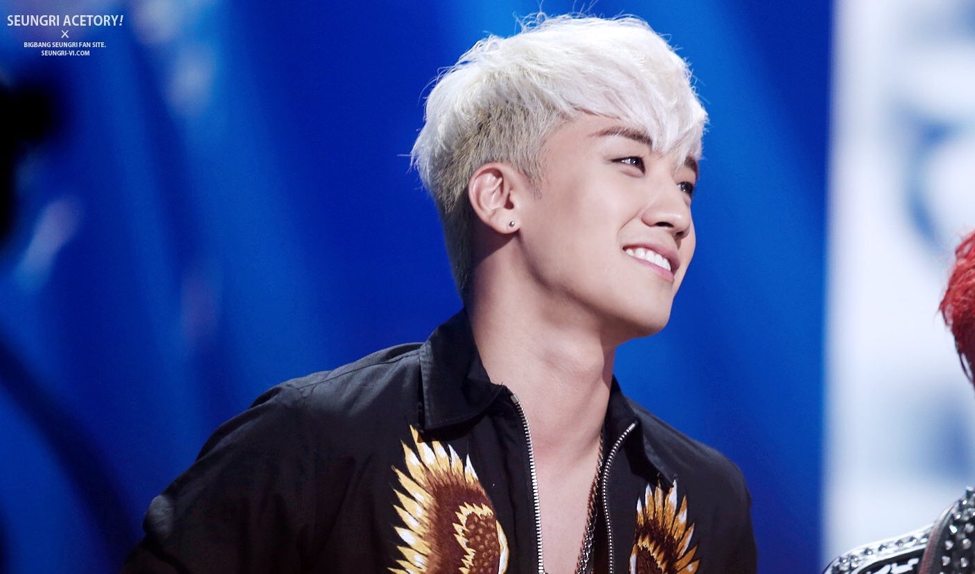 seungri pics on Twitter: "king of blonde hair 😍…