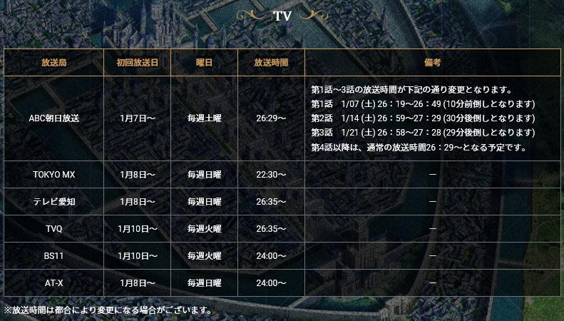 TVアニメ『チェインクロニクル～ヘクセイタスの閃～』、TOKYO MXでの放送まであと1時間をきりました。
テレビや録画の準備はお済みですか？　22:30から放送開始です！
#アニメチェンクロ