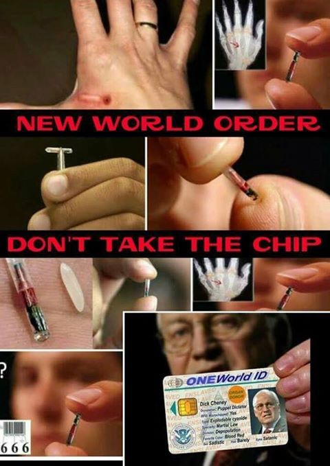 davino1959's tweet photo. #Chips are for #pets #dogs #Globalism and #NWO Impossible on Gods #flatearth Glober's take it #Baals Deep and love it #satanism #lucifer 😶 https://t.co/7CSUni1hVG