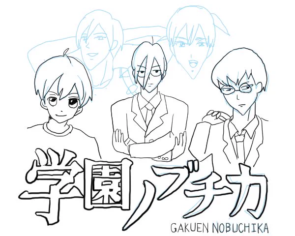 あと描いてる途中で我に返った没ハンサムも添えときますね 