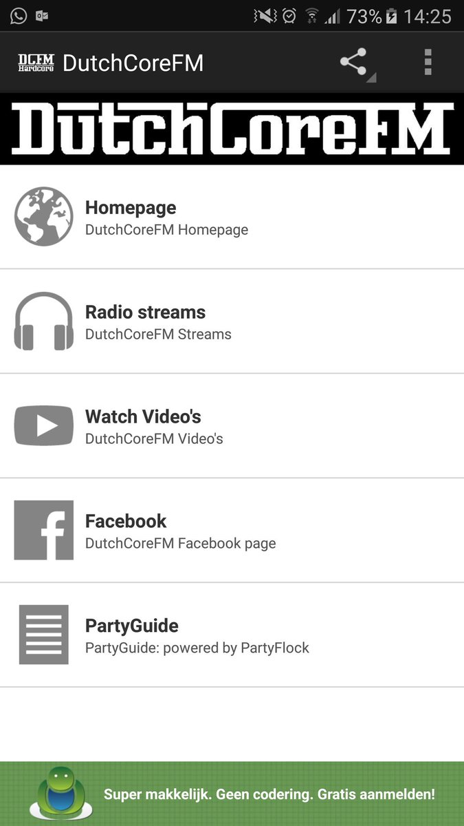 DutchCoreFM's tweet image. Download now the new DutchCoreFm App on out site!! Android only for now ( sorry ' Windows &amp;amp; iPhone) dutchcore.fm/app