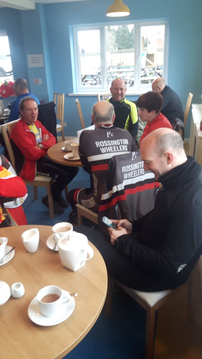 Nice January roll around Trentside and stop at Sandtoft aerodrome - 10 out for 53 miles.