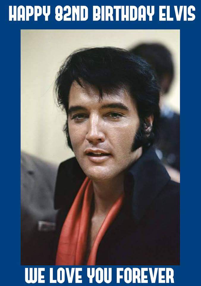 HAPPY 82ND BIRTHDAY TO #ELVIS
We'll love you today, tomorrow and forever!
#Elvis2017 #HappyBirthday