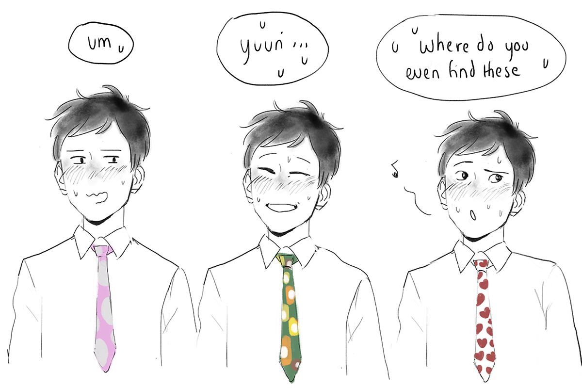 in which yuuri owns...interesting ties 