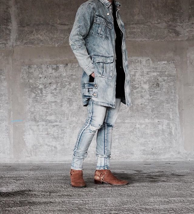 SimpleFits's tweet photo. #SimpleFits 📷 @yeeezzzy
▪️ #ProFoundCo #Jacket
▪️ #ProFoundCo #Jeans
▪️ #SaintLaurent #Boots https://t.co/HQq51VFLG4
