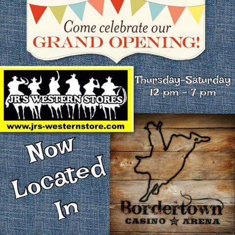 JR'S Western Store is now located inside of BTCA!! Come check them out Thursday-Saturday from 12-7pm!!