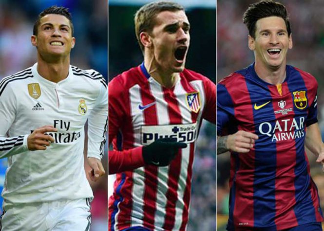 lancenet's tweet photo. Quem será eleito o melhor jogador do mundo: CR7, Griezmann ou Messi? Por quê? As melhores respostas irão para o L! desta segunda (09) https://t.co/VSBzAT9iEW
