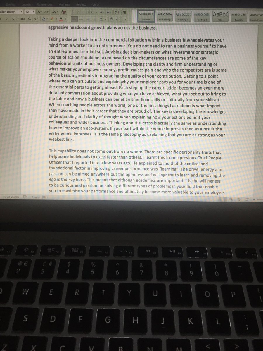 10% of my book completed. Another 10 weeks to go. Talking talent strategy, future of recruitment and overcoming adversity #indieauthor