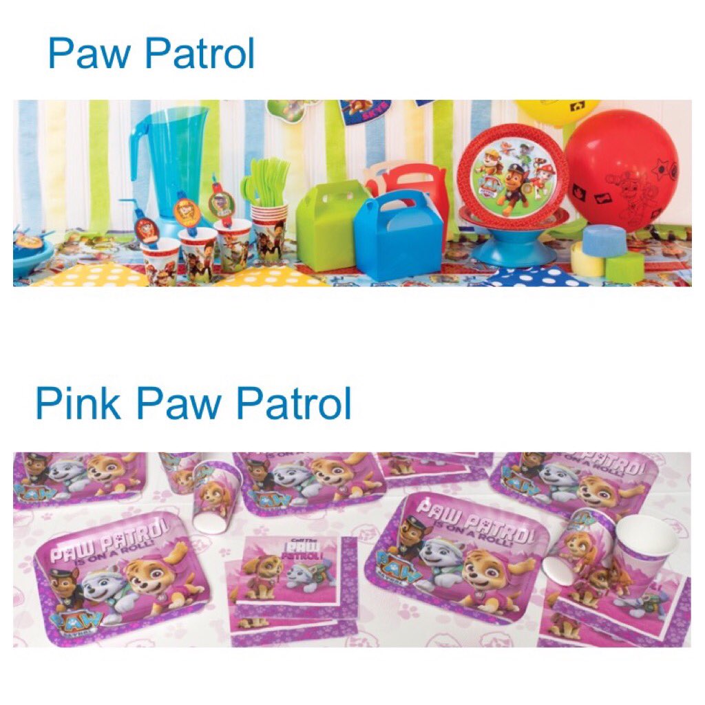 megp6741's tweet image. My 4yo wants either a Paw Patrol or a superhero party. He doesn&apos;t divide his favourite characters by gender so why does @PartyPieces ?