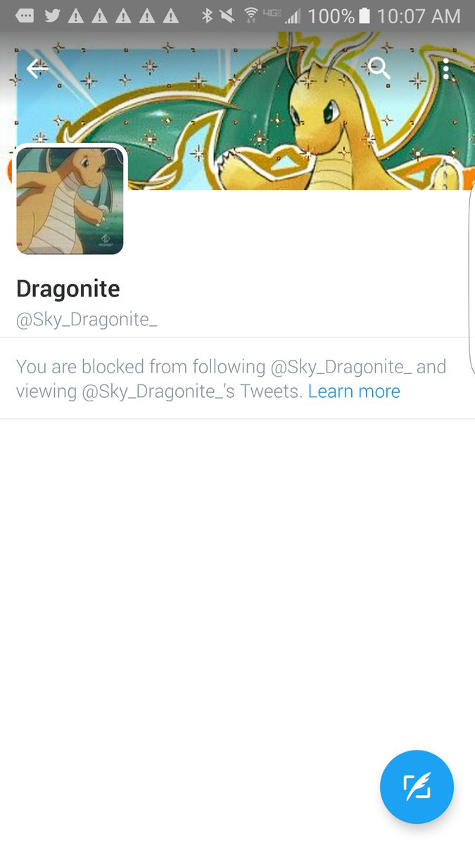 ZoraDragon_4th's tweet photo. Why did you even follow me , if you was just going to block me @Sky_Dragonite_ , I hate people like you , fuck u 😡 https://t.co/dYVh5LpfH3