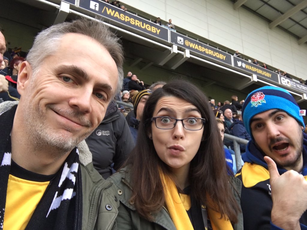 noodles (@noodles51) on Twitter photo Ready for the big game of the new year for <a href="/WaspsRugby/">Wasps Rugby</a> Some are more excited than others! 😃 #COYW #allezwasps #WeAreWasps Ready for the big game of the new year for <a href="/WaspsRugby/">Wasps Rugby</a> Some are more excited than others! 😃 #COYW #allezwasps #WeAreWasps