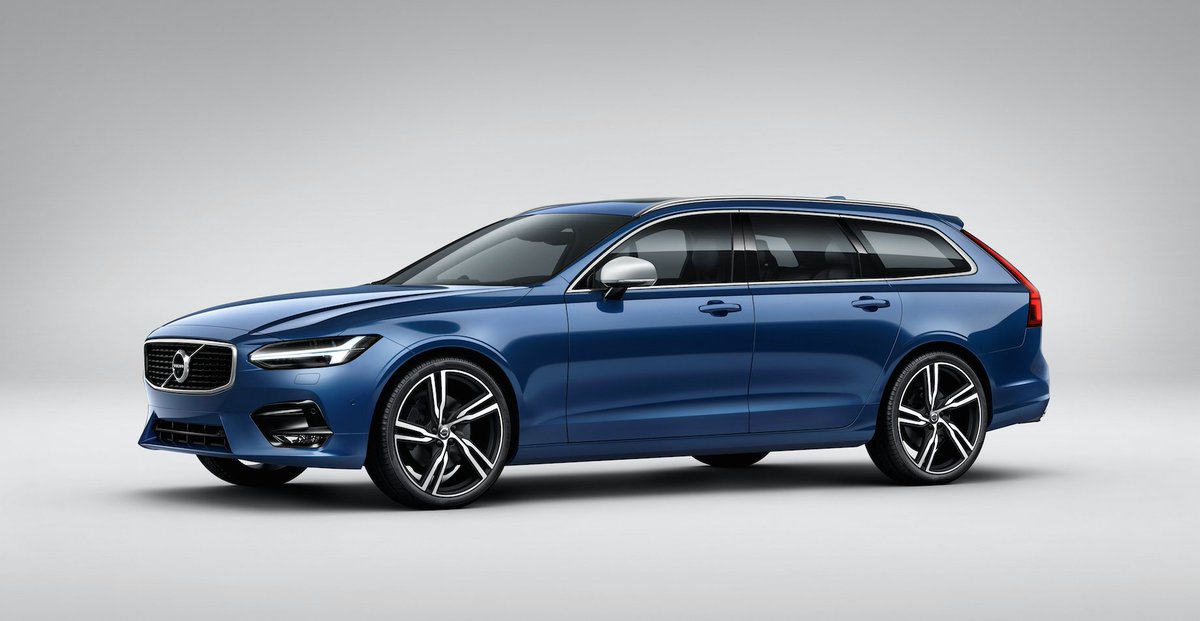 Jalopnik's tweet photo. You can only buy a non-lifted Volvo V90 wagon in the U.S. if you custom order it https://t.co/NxVtOaHIRL https://t.co/DuBfjQCizm