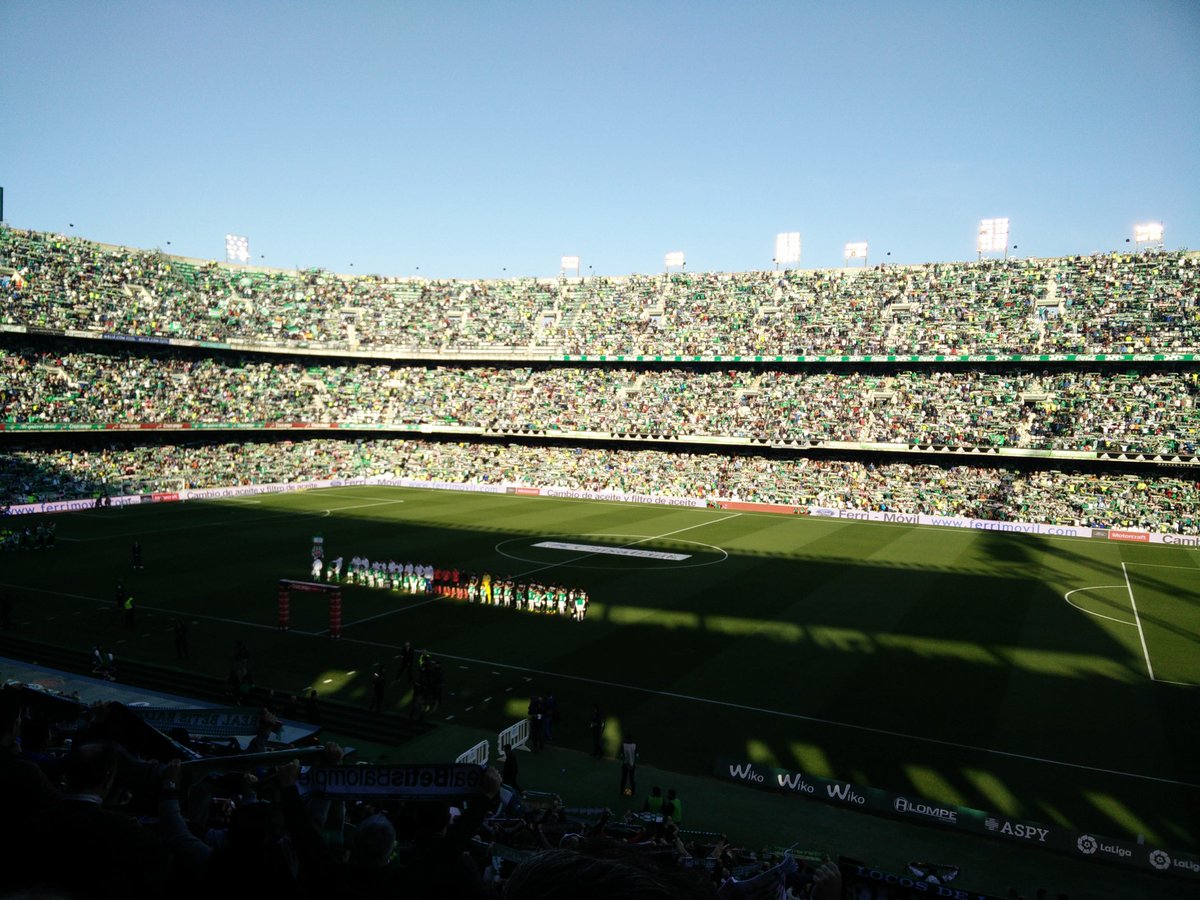 revistabalompie's tweet photo. Así recibe el Villamarín al @RealBetis por primera vez en 2017. #BetLeg https://t.co/yGHtBjxDAe
