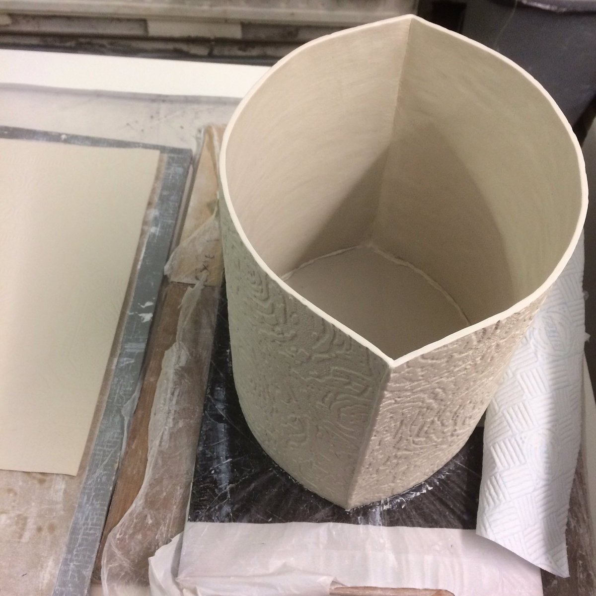 LouiseEHall's tweet image. Upping the scale &amp;amp; the ante for 2017. I hope to make moulds from these, but we&apos;ll see - they are rather huge! #ceramics #porcelain #design