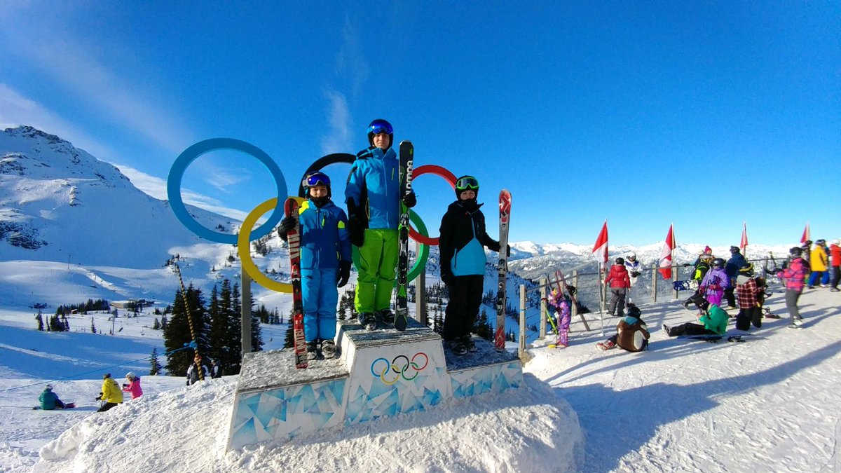 Some big mountain skiing