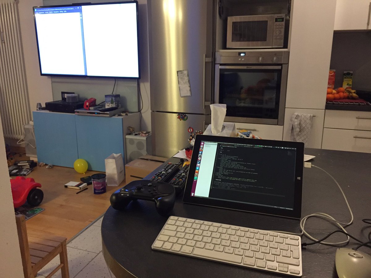 corben78's tweet photo. I missed the video AirPlay feature of kodi when upgrading to iOS 10. Totally forgot I can use #SteamLink, controlled via #Symless. #Linux https://t.co/AV5rPBqC7q