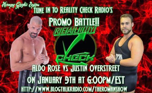 WE'RE BACK with a PROMO BATTLE Aldo Rose v. Justin Overstreet #AldoRose #JustinOverstreet #WWE #TNA #ROH #NJPW #Wrestling #Wrestlemania