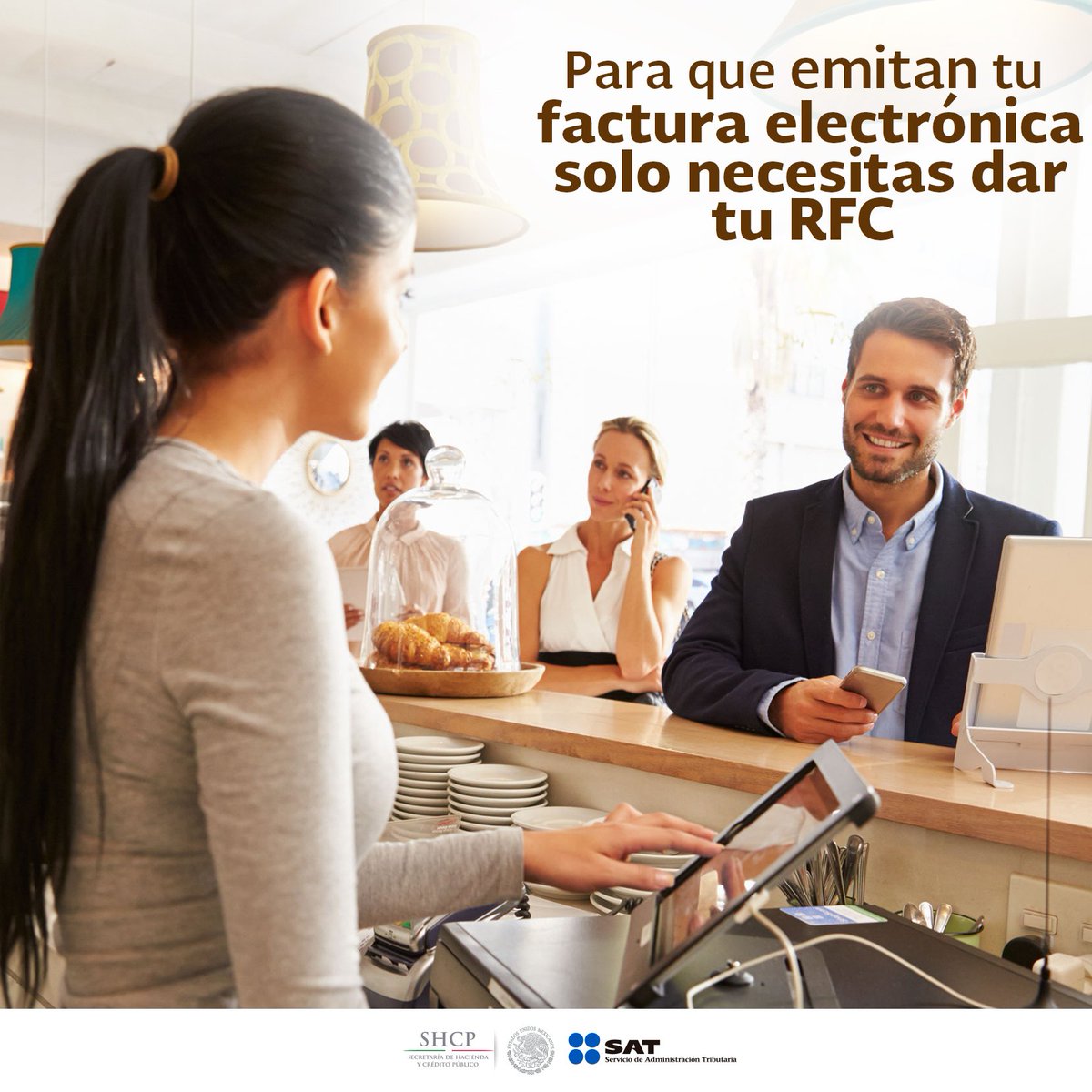 SATMX's tweet photo. #PideFactura, recuerda que al solicitarla no es necesario que des tu dirección, con tu RFC es suficiente. https://t.co/JXC31iELMs