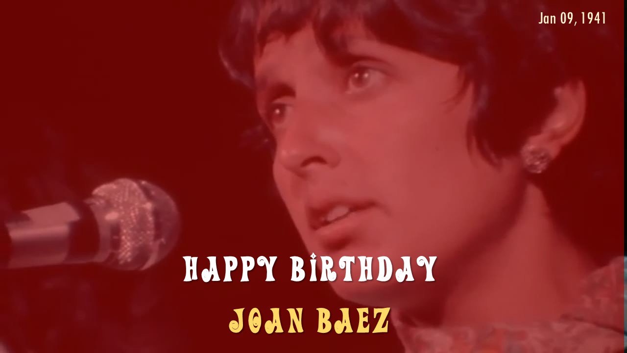 \"That\s all nonviolence is organized love.\" Happy Birthday, Joan Baez   