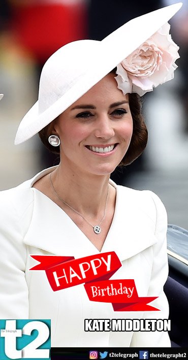 T2 wishes a very happy birthday to the Duchess of Cambridge, Kate Middleton! 