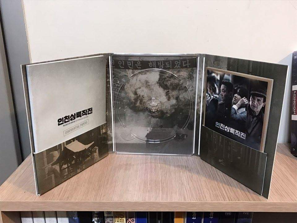 2月韓国発売映画『仁川上陸作戦』拡張版（通常版より長い2時間30分）Blu-ray DVDパッケージ写真 2월 출시 영화"인천상륙작전"익스텐디드 에디션...