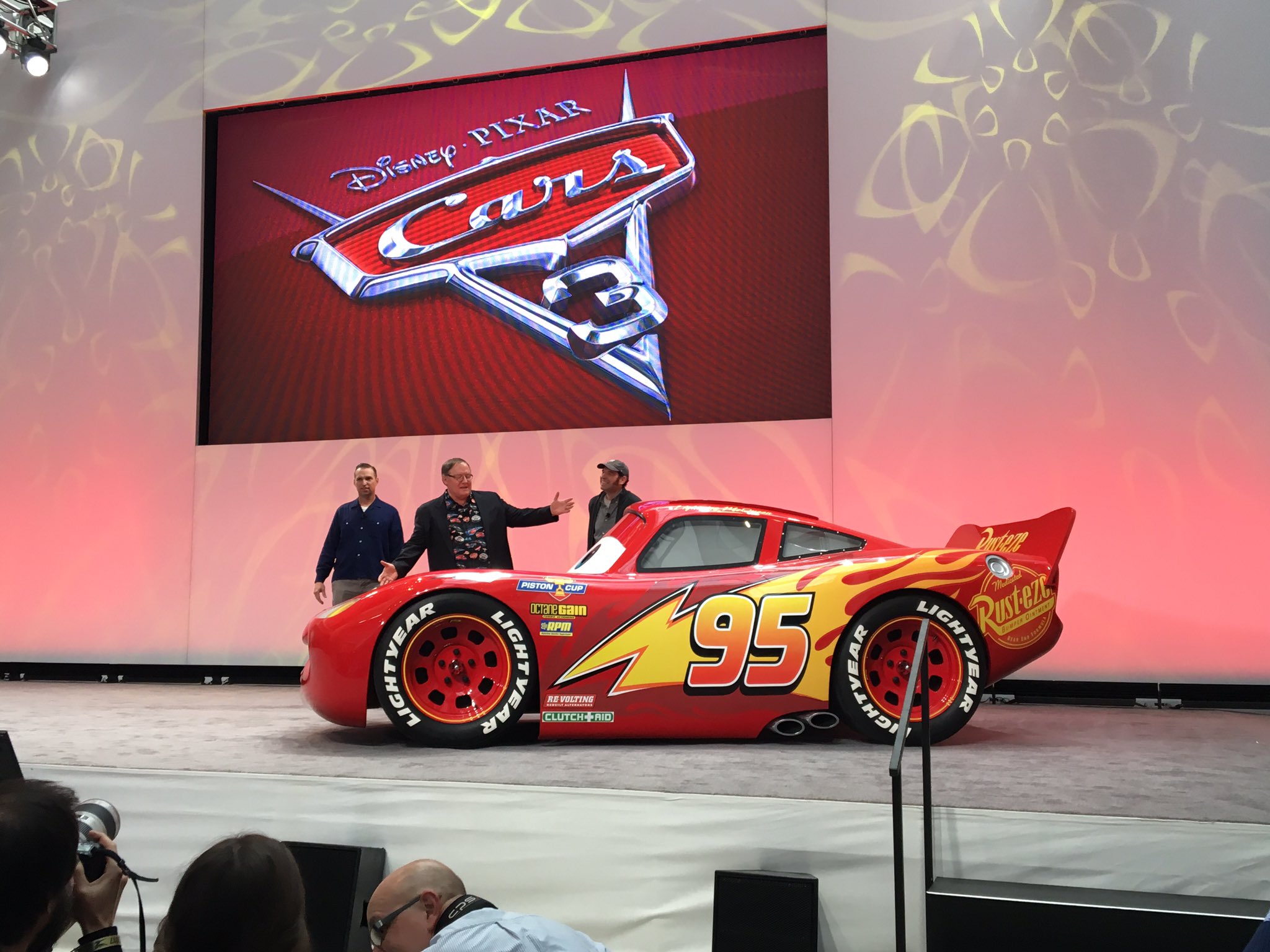 Lightning McQueen Debuts in Detroit