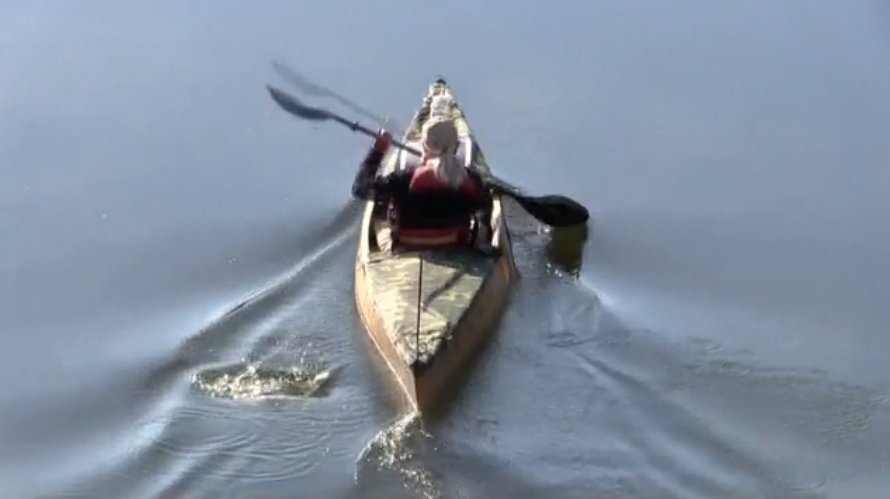 80 year-old Dale Sanders paddles the entire Mississippi. You'll see him speak at Canoecopia. ow.ly/1nTt307A0Wt