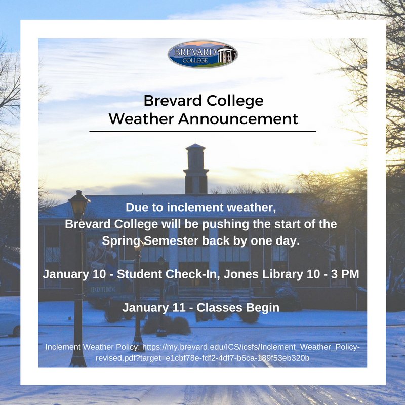 Brevard College tweet media