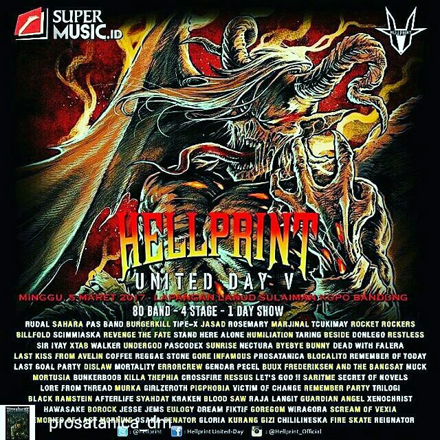 PROSATANICA live HELLPRINT 5 maret 2017 lap lanud sulaiman bandung #EDANKEUN#