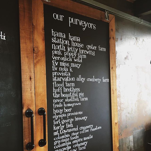 I always appreciate a pretty chalkboard! From the cutest hotel Scott and I stayed at a few weeks back! 📷: <a href="/amberhaeg/">amber haeg</a>