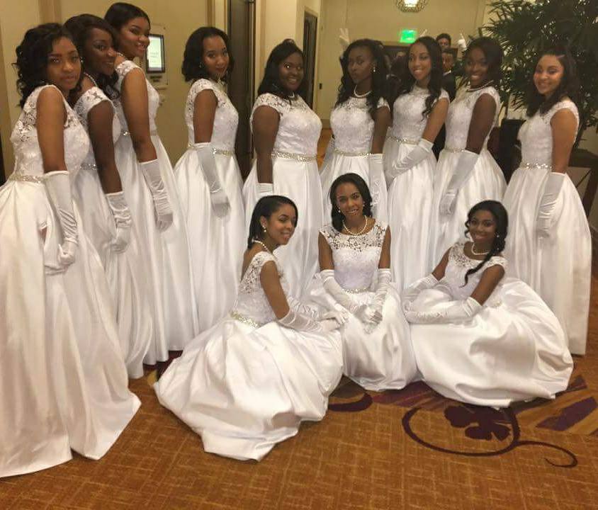 Our 2017 Pearls of Perfection Debutante Class. Congratulations ladies!