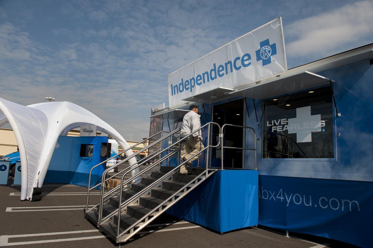 IBX's tweet photo. Northeast Philly! Need help choosing health insurance? Visit the #IndependenceExpress Mon-Sun. #IBX411 #GetCovered https://t.co/AQ2oaG6jNo https://t.co/YLoGc3CbRm