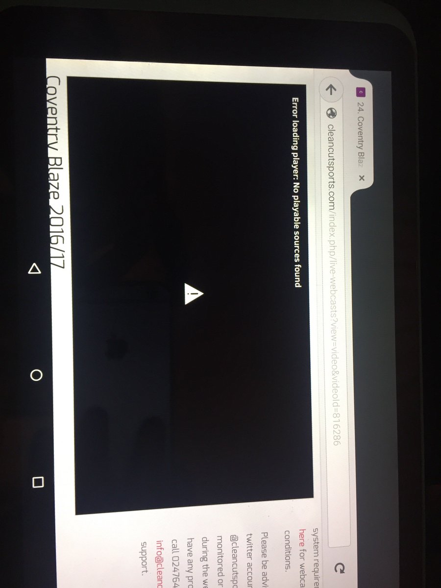 AaronLN's tweet photo. @Eden_Tranter @PeterCowen @NPHockeyLive @CleanCutSports tried I get this on Firefox straight away https://t.co/VJQ8ohNORf