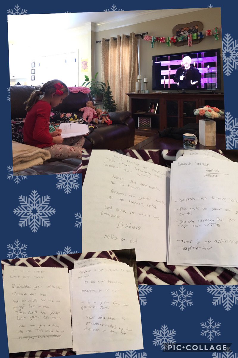 As we watched @TheSummitNC , we noticed our 3rd grader taking notes.  She doesn't get to hear <a href="/RobbinsJonathan/">Jonathan Robbins</a> much, so she made it count.