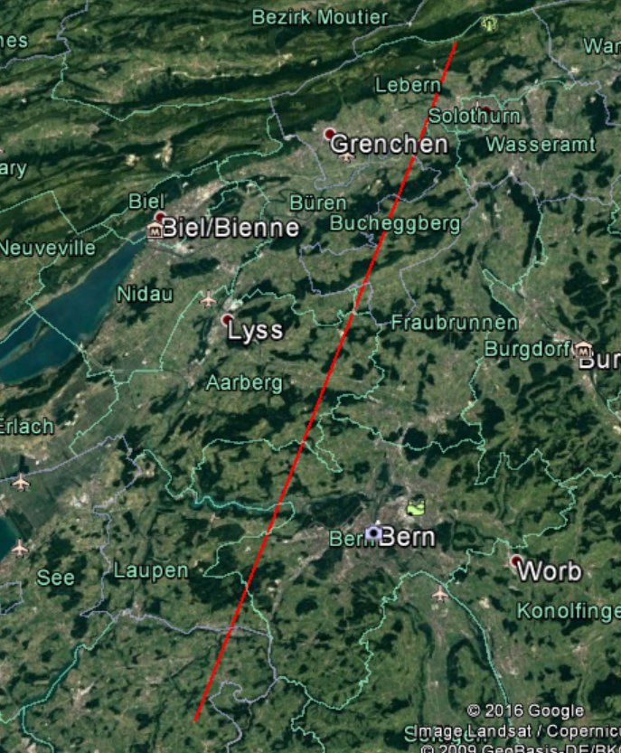 iBricksSolution's tweet photo. Heute per Zufall gemessen: Beachtliche #LoRaWAN Reichweite vom 49km vom Weissenstein bei Solothurn bis zum Freiburgischen Heitenried. https://t.co/OitVxFj6Kk
