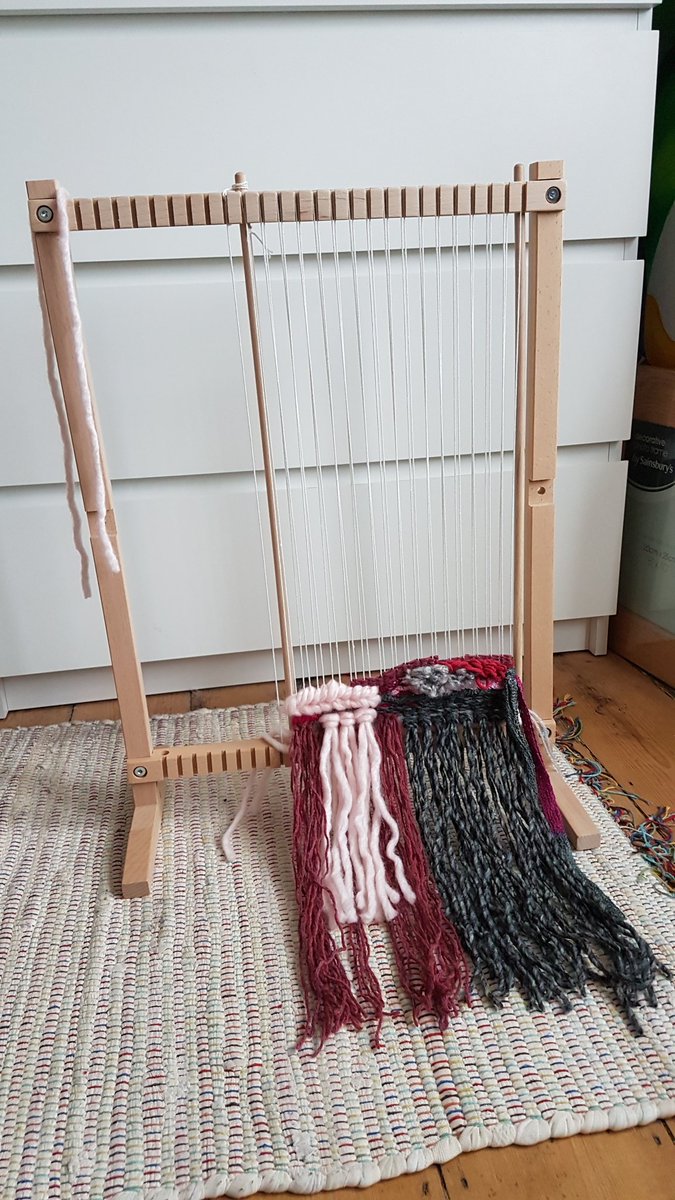 purplecreative8's tweet photo. Bigger.......#loom #textile #weaving #Plymouth #artist #reuse #recycle #oldwool https://t.co/HCY4uLXc0N
