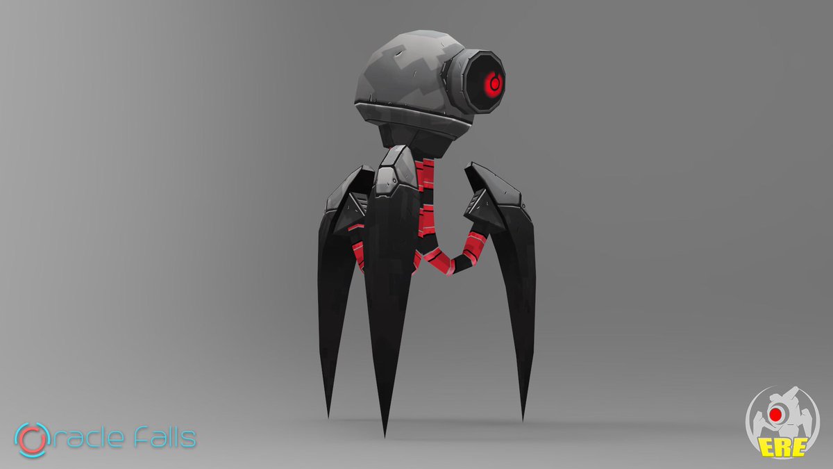 ere_games's tweet photo. The stronger brother of the purple Strider, the ... red ... Strider (we are really good with names) #oraclefalls #gamedev https://t.co/BIm58905RO
