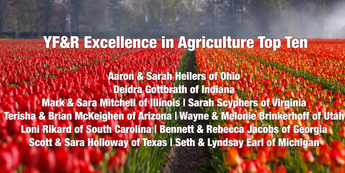 FarmBureau's tweet image. Congratulations to the YF&amp;amp;R Excellence in Agriculture Top Ten! #AFBF17