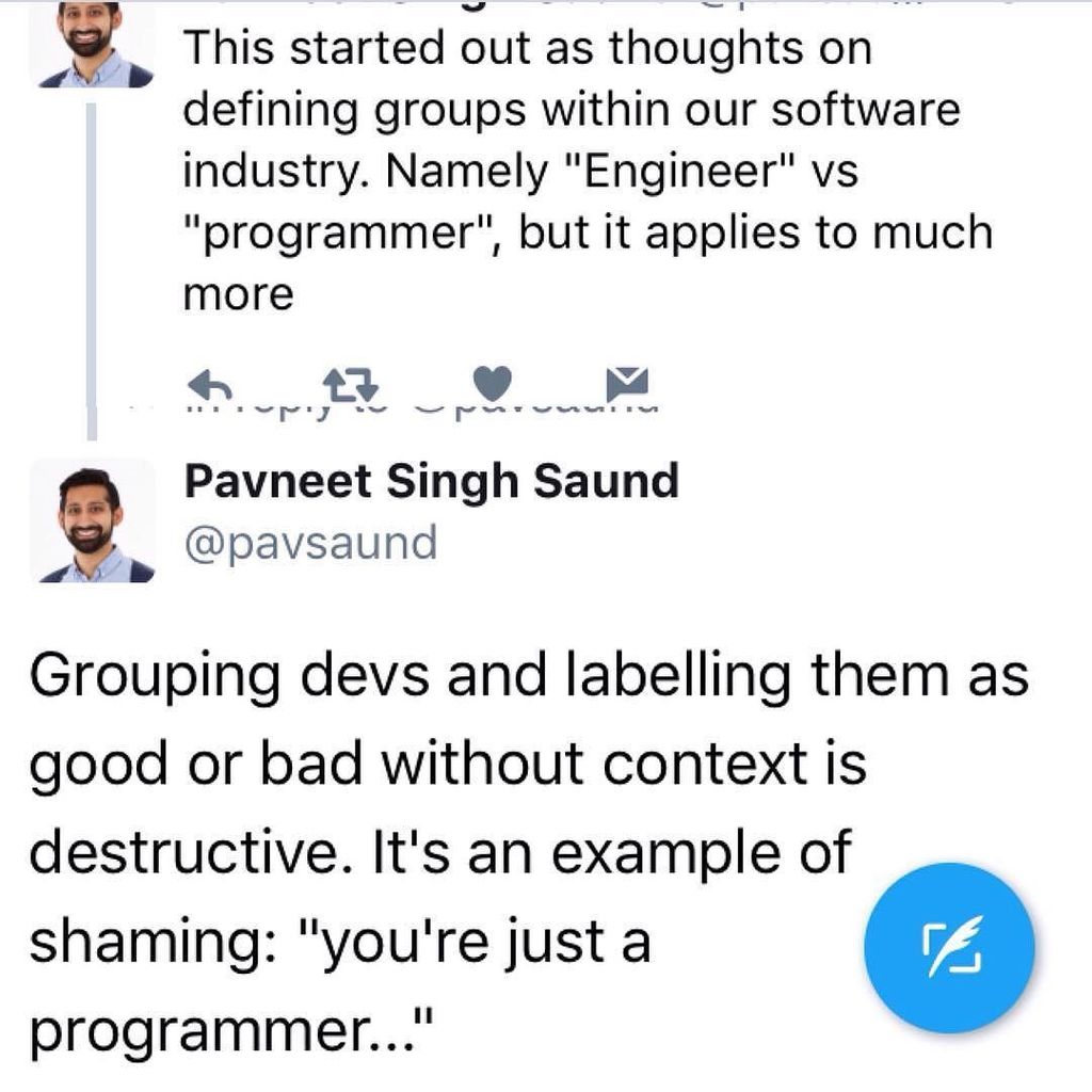 pavsaund's tweet image. Does our industry embrace shaming? Can we fight it?
#codingwithempathy #coding #empathy #p… ift.tt/2j7iLk2