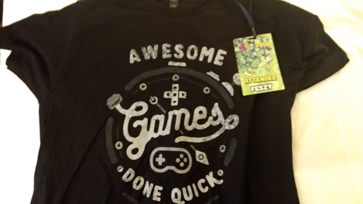 BasedFeszy's tweet photo. We're here! We're doing it! Hyped for #AGDQ2017 I'm in room 188 ;) https://t.co/8fqqtZpVyJ