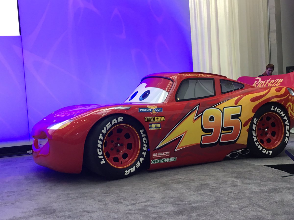 Lightning McQueen Debuts in Detroit