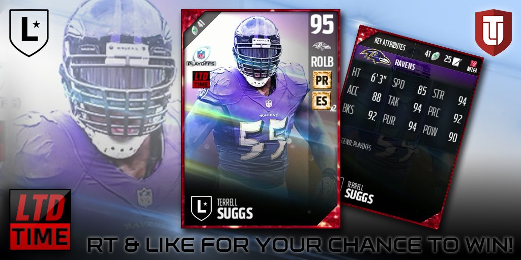 EASPORTS_MUT's tweet image. Terrell Suggs: “A Gentleman, a Father, a Brother, a Son.”
T- Sizzle: "He’s a Caveman, he’s a Barbarian" - Fox Sports Interview