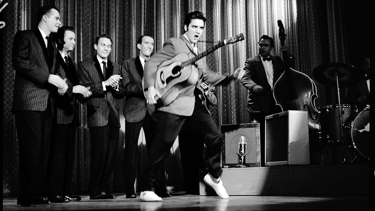 RScountry's tweet photo. Elvis Presley was born on this date in 1935. Here are 10 of his most unforgettable television appearances https://t.co/jY9539NfKI https://t.co/NiGf2h2kN5