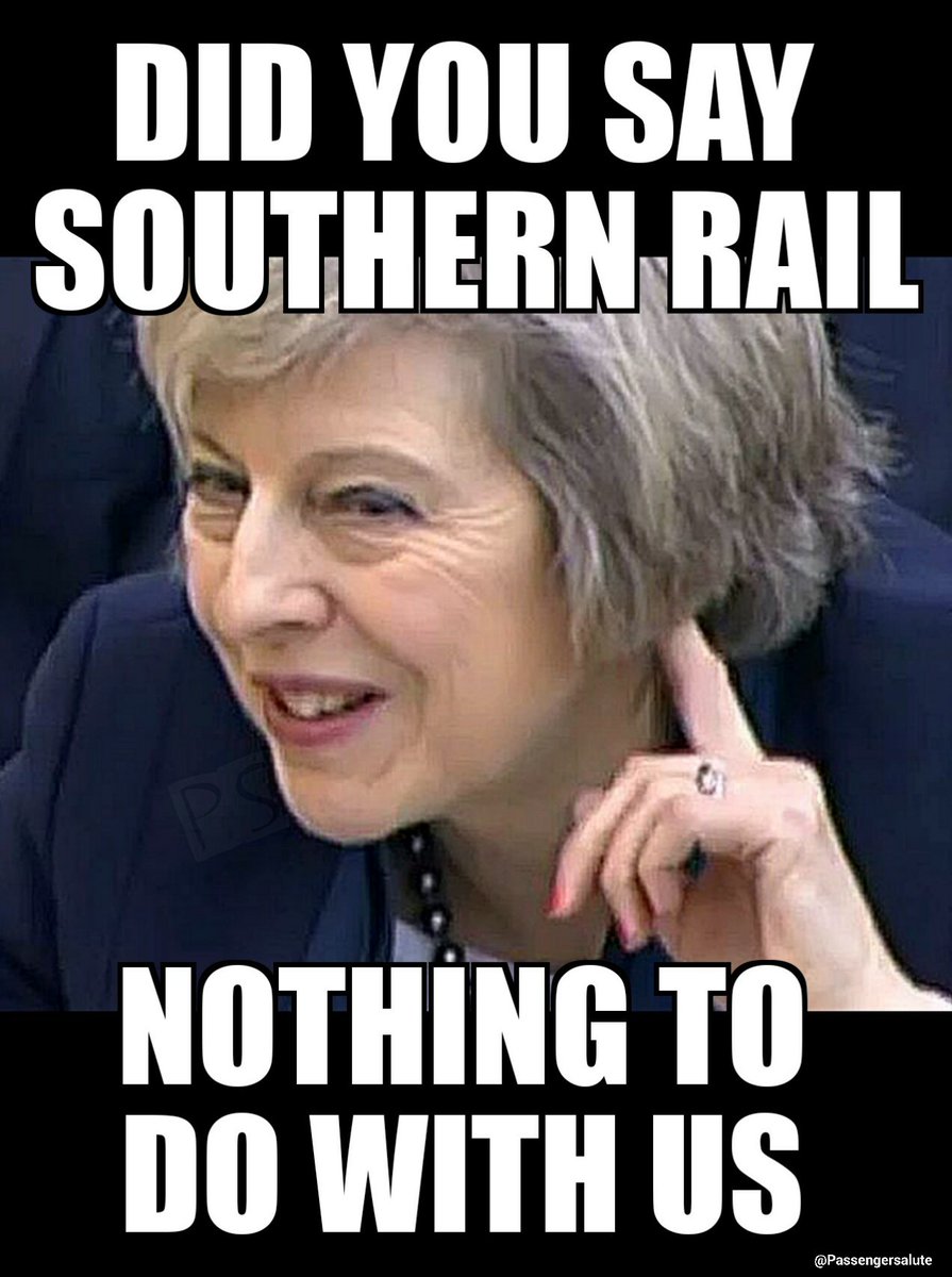 Passengersalute's tweet image. #SouthernStrike - Did You Say Southern Rail? @Paintsgalore @PeterStefanovi2 @Number10gov @jeremycorbyn @ASLEFunion @RMTunion #SouthernFail