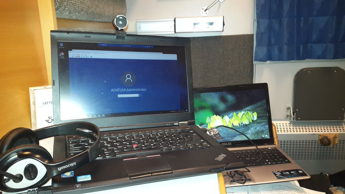 Linuxkurser's tweet image. New trip to Stockholm and the night train become my studio. This time not only Microsoft a lot of Docker also!