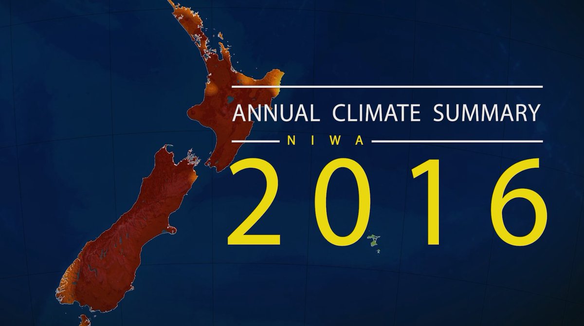 NiwaWeather's tweet photo. Live-tweeting from the 2016 #NewZealand Annual Climate Summary [#NZACS] begins in an hour. Grab 🍿&amp; settle in for a morning of weather facts! https://t.co/8egNhWRwhl