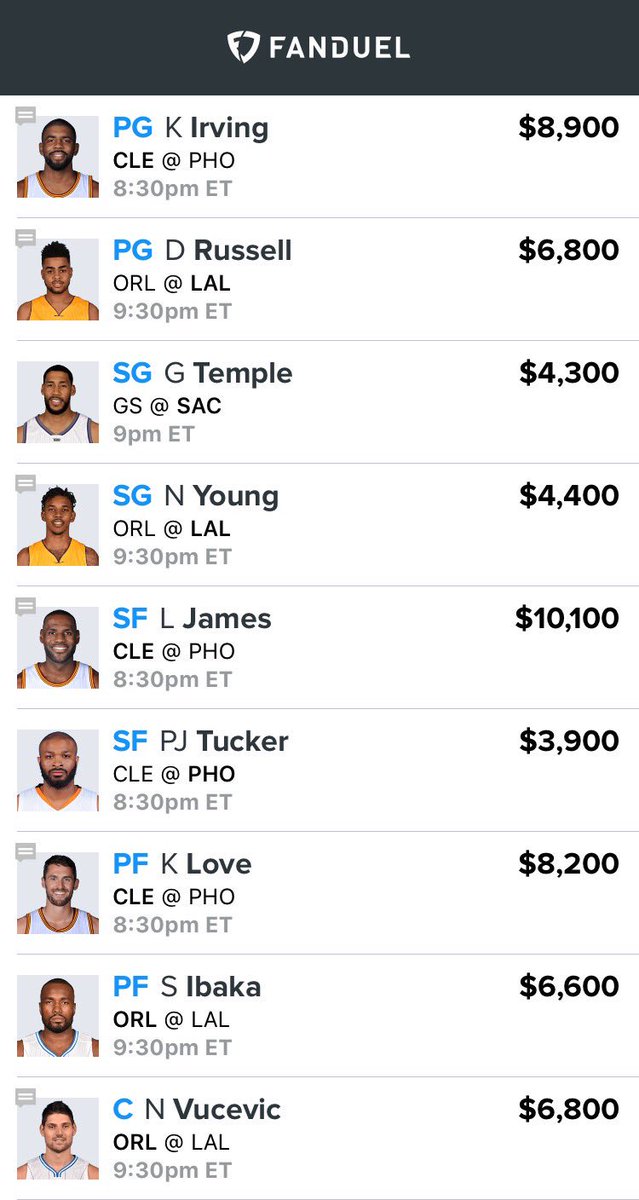 DFSDarkKnight's tweet image. NBA line. Like if using