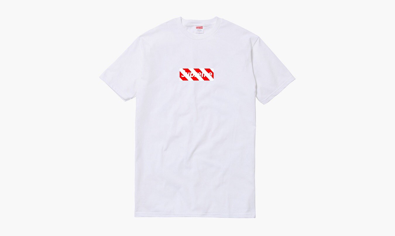 Off white box logo cheap tee